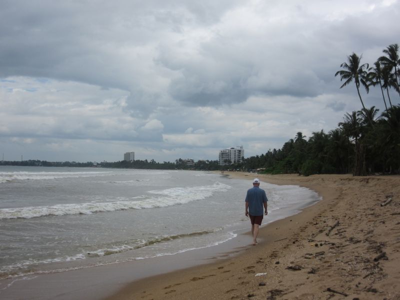 A stroll along the beach