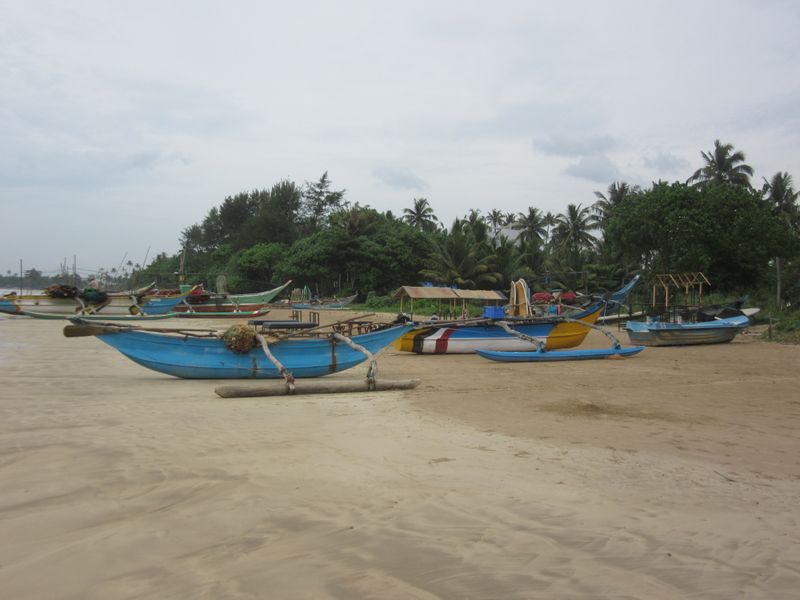 Fishing boats on the beach