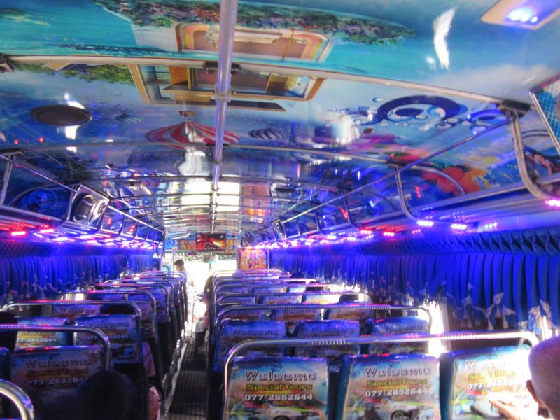 We get a bus to Tangalle