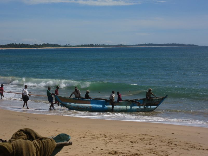 Another boat heading out