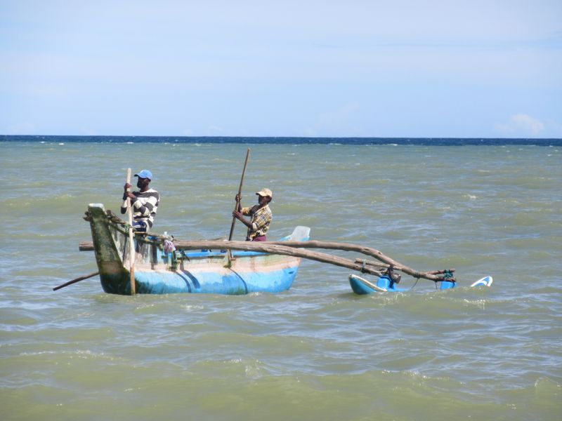 Boat coming to shore