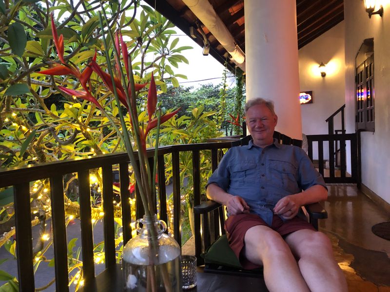 Our balcony was a great place to watch the world go by