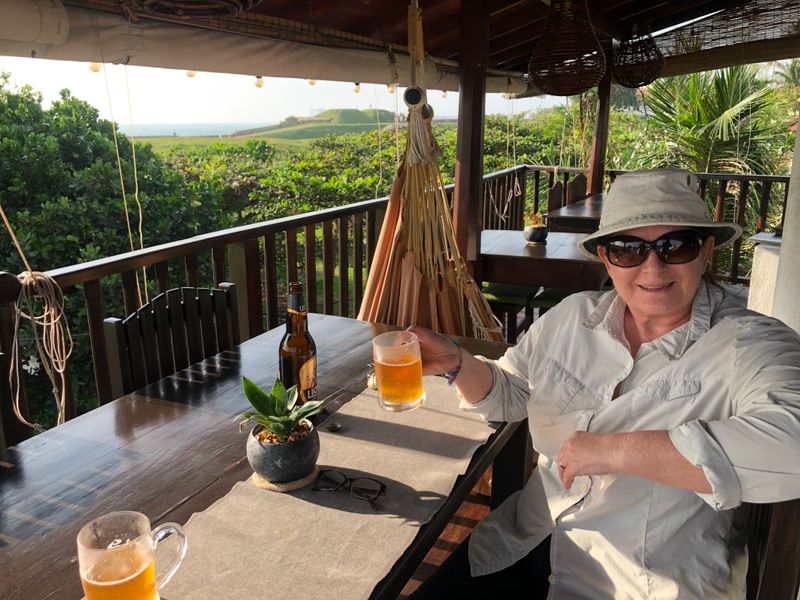 A welcome cold beer - cheers