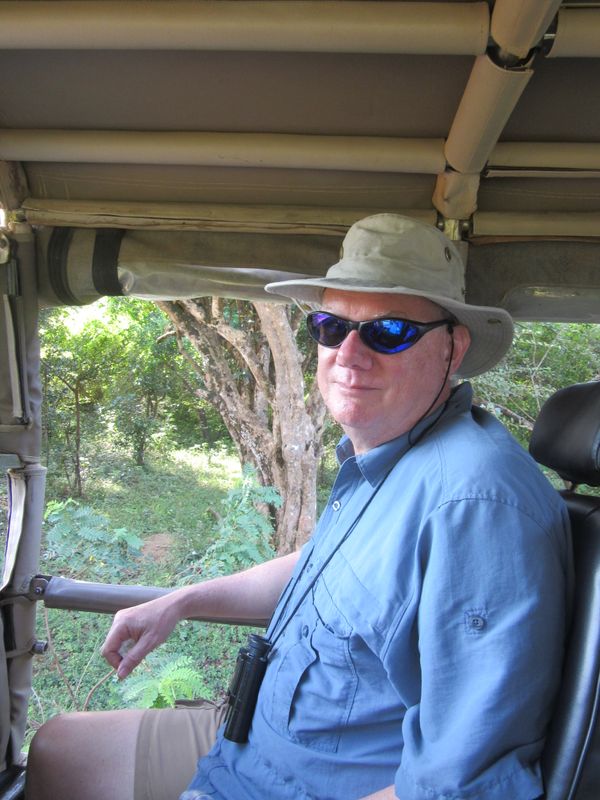 Pete in the jeep