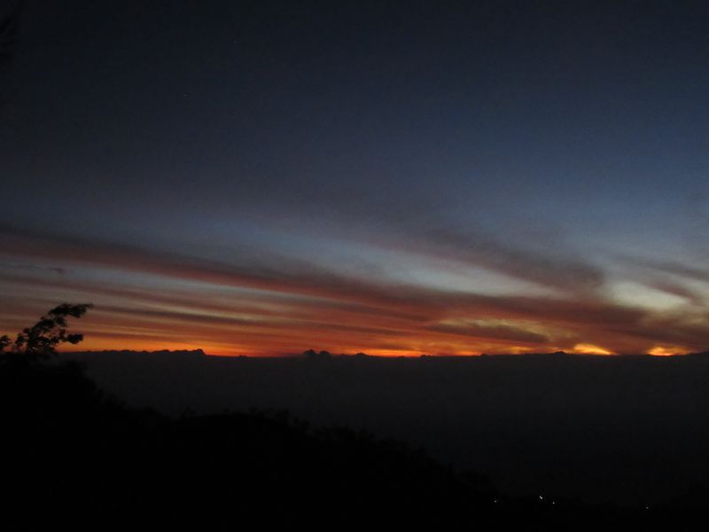 Here comes the sunrise