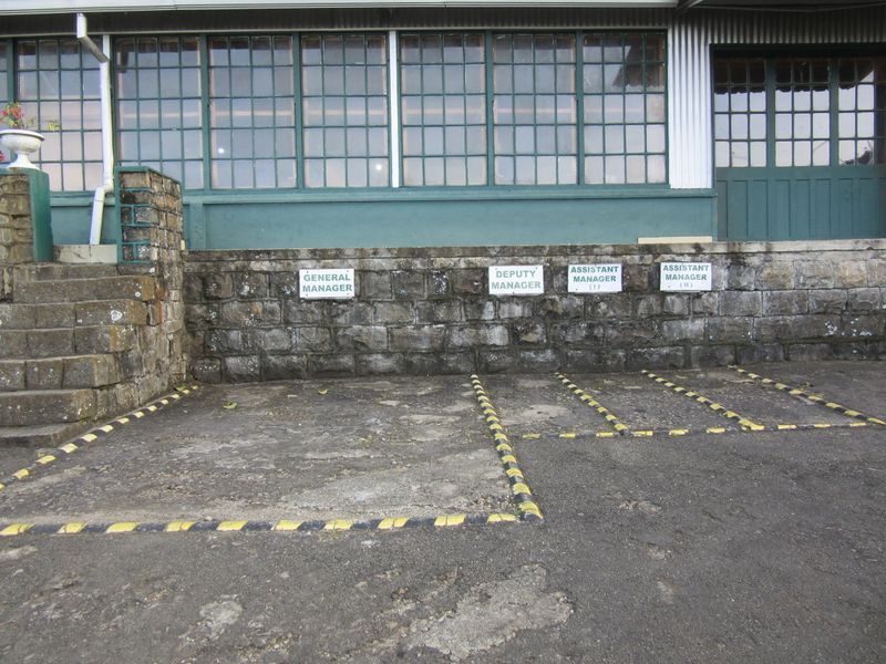 We did smile at the parking allocations