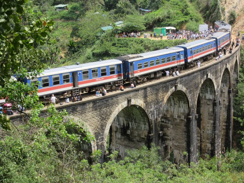 It stops to let the passengers onboard take photos