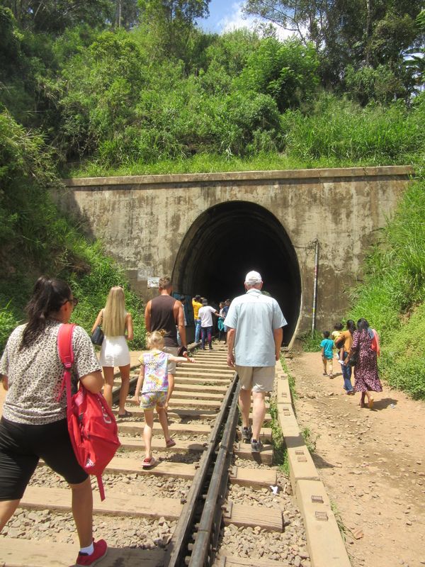 We head into the tunnel