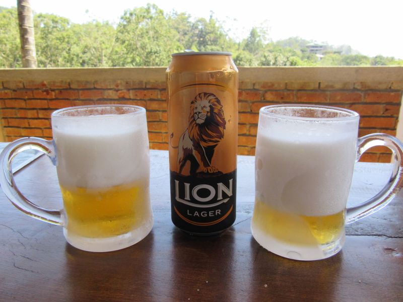 A cold beer, after a hot walk