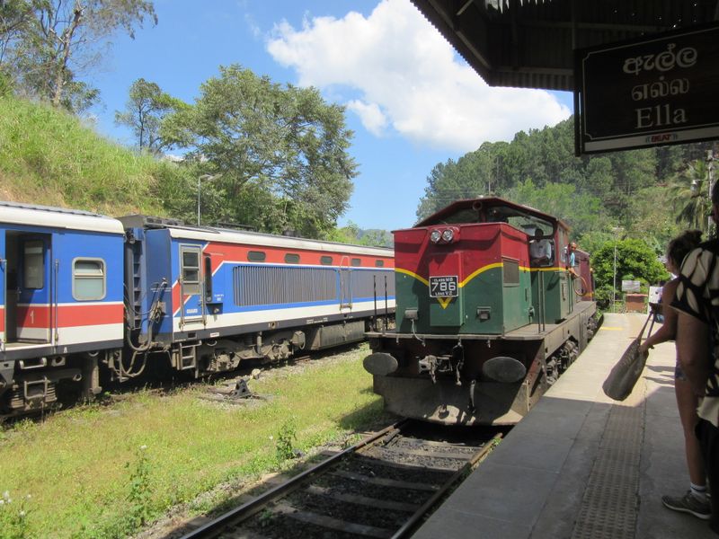 Our train from Ella to Nanu Oya
