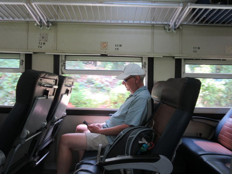 Not many people in our carriage