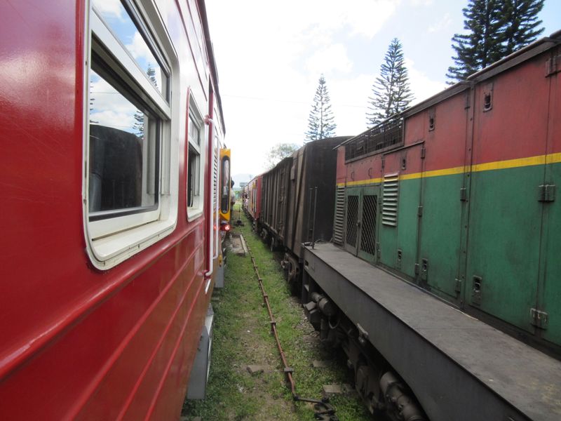 We pass another train