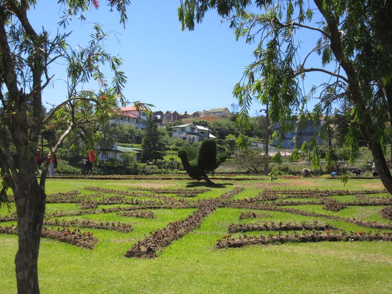 Well tended gardens...