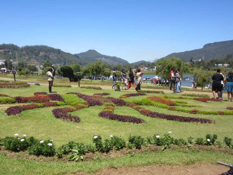 ...alongside the lake