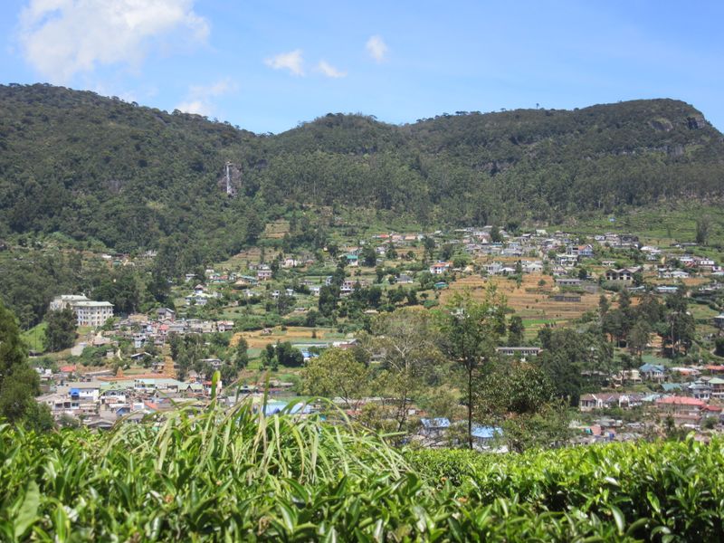On the other side of the valley, we can see the Lovers Leap Waterfall