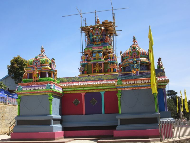 We come across a Hindu Temple