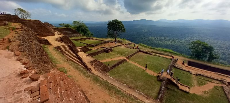 This spectaculer terraced summit...