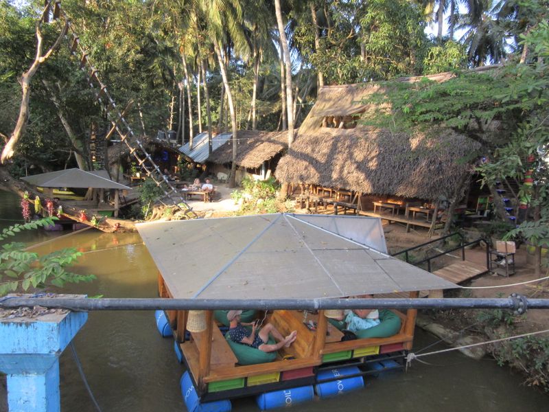 Beer and cocktails on the river