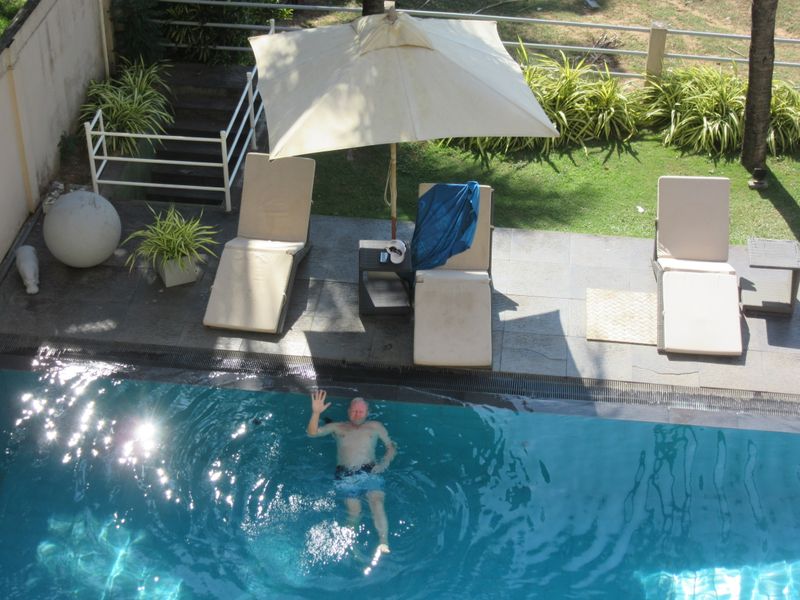and the pool