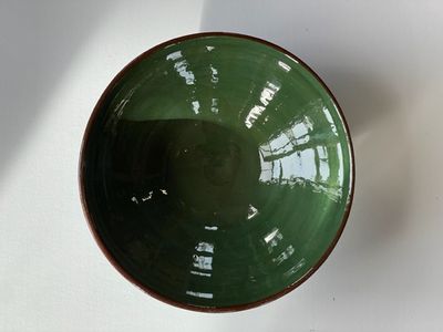Large Green and Turquoise Bowl