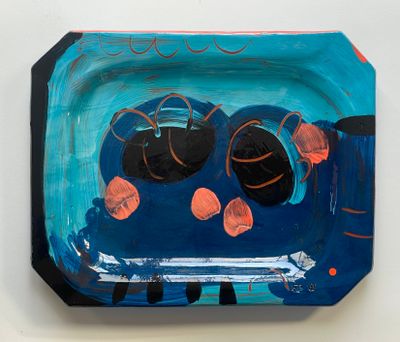 Black Bumble Bee Platter