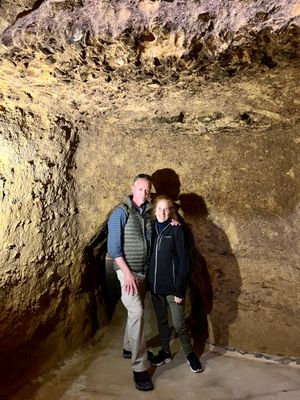 Etruscan cave below Talosa winery