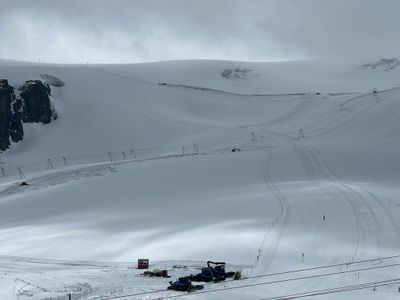 Plateau de Rosa glacier