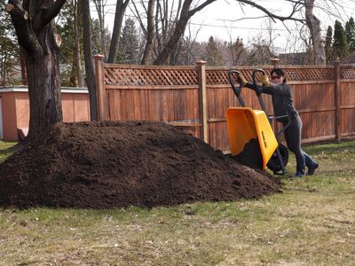 Eve's Working Hard With Her Black Dirt.
