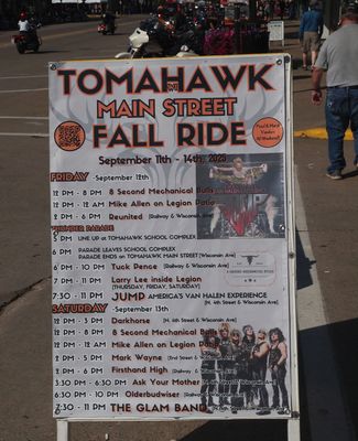 There Were 2 Bands Playing, One On Each End Of The Downtown Area