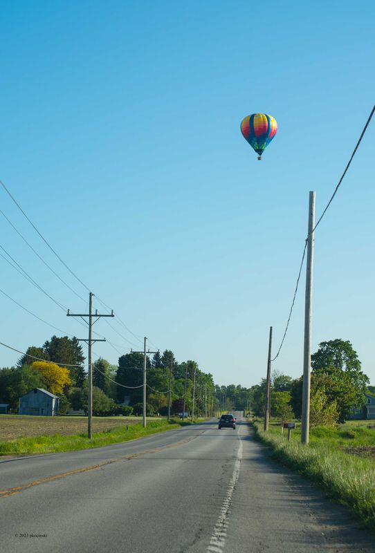 Drifting Over A Road