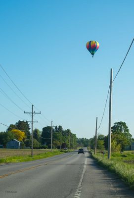 Drifting Over A Road