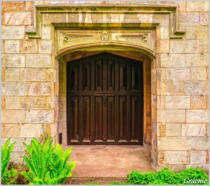 Old Doors in the Courtyard