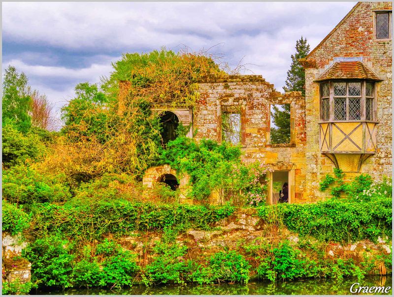 Ruin Walls and Leaded Windows