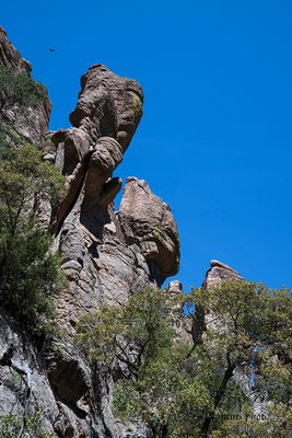 Beautiful rock formations in the Chiricahua National Park