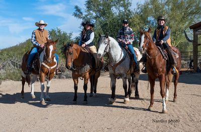 Riding day for Suzie and friends