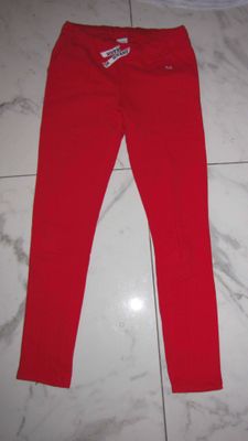 164 NIK & NIK stretch soft broek rood sweatpant 19,50 res?