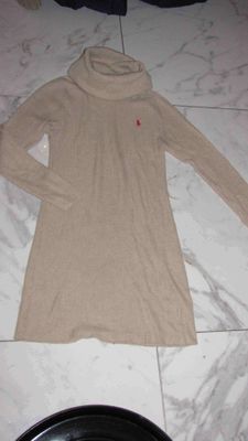 36-38 RALPH LAUREN zand jurk small 36,50