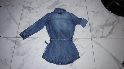 104 B NOSY jeansjurk akant