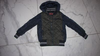 128 CARS winterjas groen blauw 28,50