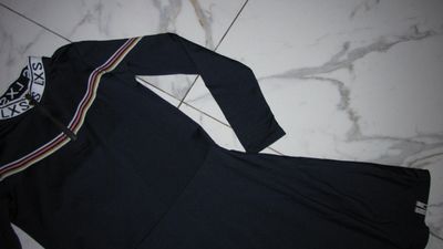 176 LOOXS jurk blauw detail