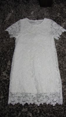 122 witte VLINDER jurk 18,50