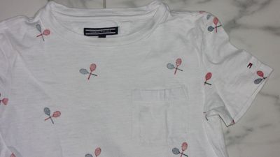 128 TOMMY HILFIGER tennis detail