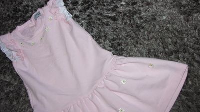 86 MONNALISA jurk vergeetmeniet detail