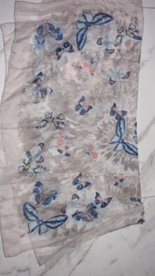 VLINDER sjaal blauwe vlinders 12,00