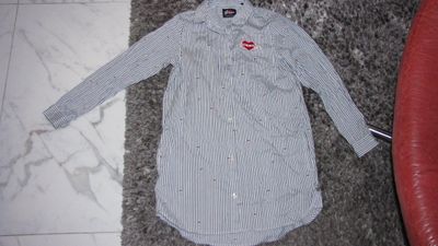 140 SCOTCH R'BELLE hartjes strepen jurk 20,00