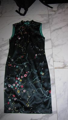 36 STEPS chinese jurk groen  20,00