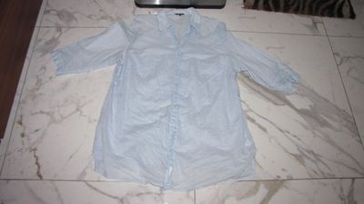 48 PROMISS dunne lichtblauwe blouse 11,00