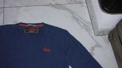 xl SUPERDRY cashmere trui detail