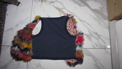 116 MOODSTREET gilet kleur akant