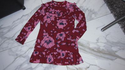 128 NIK & NIK jurk bordeaux 19,50